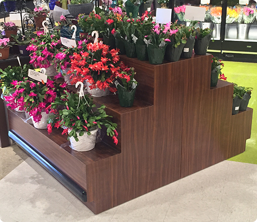 Stepped Floral Display