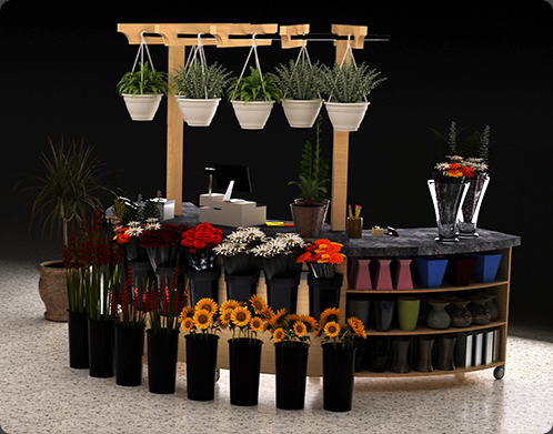 Mobile Floral Workstation
